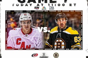 After last night's 5OT madness, the @Canes and @NHLBruins are finally taking the...