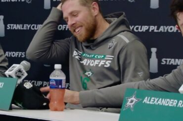 Alexander Radulov (@ radulov22) n'allait pas laisser le chapeau de Joe Pavelski (@ jpav8) t ...