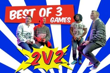 Tellement d'action dans ce match @easportsnhl 2v2 entre @ thenasher61, @ fatal1ty, ...