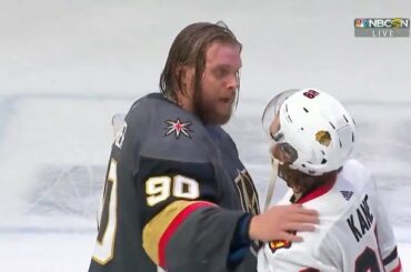 Tout l'amour entre @ robinlehner40 et ses anciens coéquipiers de @nhlblackhawks après le ...
