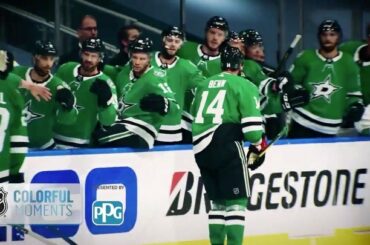 Quel moment coloré pour couronner une belle série entre les @DallasStars et @NHLFl ...