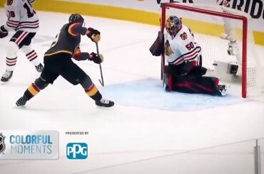 Les @vegasgoldenknights et @nhlblackhawks ont fourni une multitude de moments colorés ...