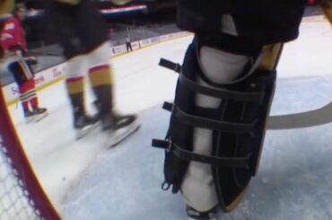 Marc-André Fleury ne néglige jamais de remercier le post quand il le renonce! #Stan ...