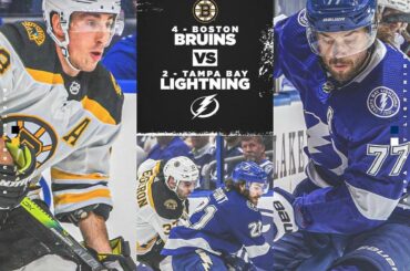 Les @nhlbruins et @tblightning s'affronteront au deuxième tour, mais qui viendra ...