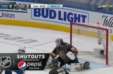 26/26 alors que @ robinlehner40 remporte le blanchissage @pepsi lors de la victoire du premier match! #StanleyC ...