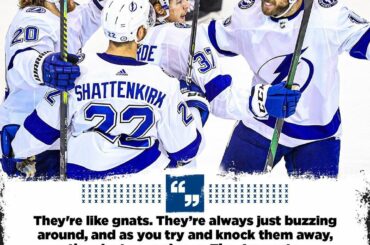 La troisième ligne @tblightning était BUZZING hier. #Coupe Stanley...