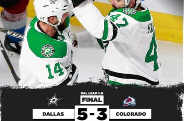 Jeu 1? @dallasstars! Grande première nuit du deuxième tour. #Coupe Stanley...