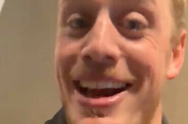 @nateschmidt88 was hyped for last night's . 

#StanleyCup Confidential...