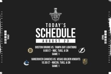 Night No. 2 of the Second Round gets going tonight with action from the @nhlbrui...