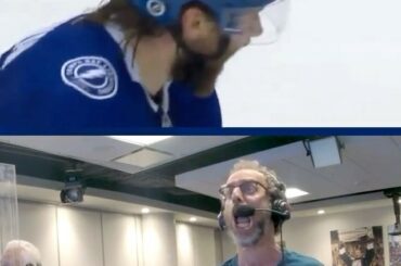 L'appel de Dave Mishkin au vainqueur 2OT de Victor Hedman vous donnera des frissons. #Stanley ...