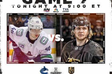 Est-ce que @_eliaspettersson et les @canucks termineront le retour de la série dans le jeu 7 t ...