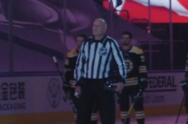 Vérifiez comment l'équipe d'arbitrage pour le match 4 du @tblightning vs @nhlbrui ...