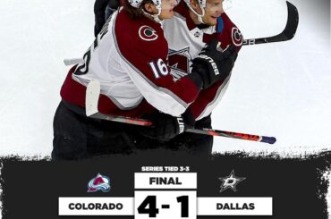 Les @coloradoavalanche et @dallasstars sont partis pour # Game7! #Coupe Stanley...