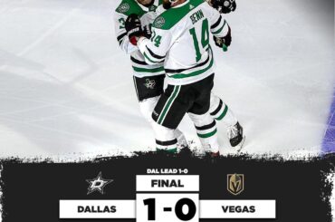 Les @dallasstars remportent le premier match de la finale de la Conférence Ouest! #Coupe Stanley...