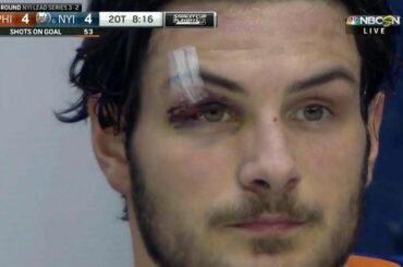 Barzal. Œil au beurre noir. Beauté. #Coupe Stanley

@philadelphiaflyers contre @ny_islanders G ...
