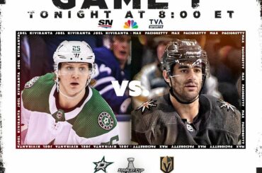 Le premier match de la finale de la Conférence Ouest commence ce soir entre les @dallasstars et ...