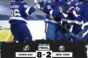 Je peux confirmer que @ nikitakucherov86 et Brayden Point sont sortis SWINGING. #Stanley ...