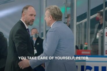 Rien que du respect entre Rick Bowness et Peter DeBoer. #Coupe Stanley

Nouvel ep ...