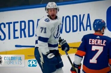 ___________ était le meilleur moment coloré des @TBLightning et @ny_islanders ...