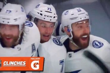 Bienvenue à la #StanleyCup Final, @TBLightning.

Clinches alimentés par @gatoradec ...