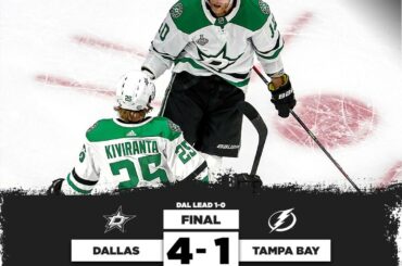 Un pour les @dallasstars, trois pour aller. #Coupe Stanley...