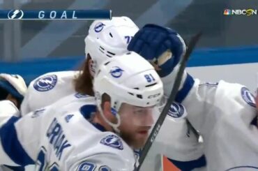 But égalisateur + Tir de la nuit pour Victor Hedman! #Coupe Stanley...