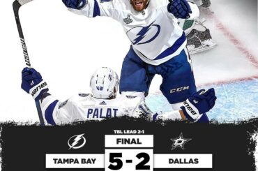 Le jeu 3 appartient au @tblightning! #Coupe Stanley...