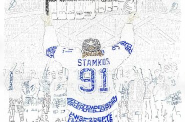 Chaque jeu. Chaque score. Écrit à la main pour célébrer le champion #StanleyCup @tbli ...