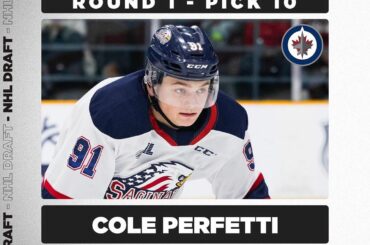 Au n ° 10, les @NHLJets prennent @ coleperfetti91! #NHLDraft ...