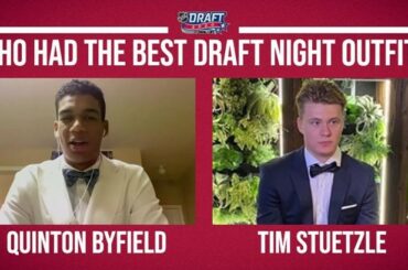 Les gars cherchaient FRAIS hier soir pour le #NHLDraft, mais qui avait le mieux ...