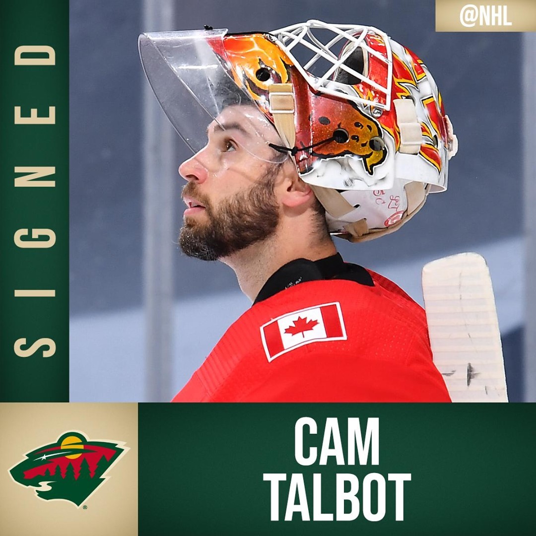 LNH Cam Talbot et minnesotawild ont conclu un accord de 3 ans. 