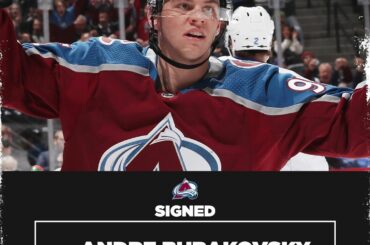 Encore deux ans pour @andreburakovsky avec le @coloradoavalanche! #NHLFreeAgency ...