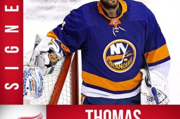 Un autre gardien de la liste #NHLFreeAgency! @ thomasgreiss1 a signé avec le @ ...