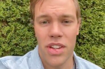 Taylor Hall (@ hallsy09) avec un message pour les fans des Sabres ... avec une touche de Buffalo. ...