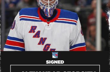 Alexandar Georgiev (@aghockey) a conclu un nouvel accord avec les @NYRangers! #NH ...