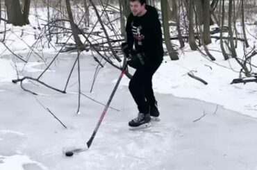Écoutez Nasher, la saison de hockey sur étang est arrivée!  Ne manquez pas #NHLOutdoors at Lake ...