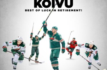 Félicitations pour une carrière exceptionnelle de plus de 1000 jeux, Mikko Koivu!  ...