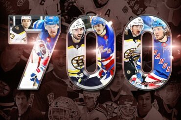 Ce soir marque le 700e match entre les @NHLBruins et @NYRangers!  Qu'est-ce que tu ...