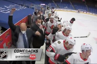 Abandonnez-vous encore une fois pour l'incroyable retour à quatre buts des @Senators! ...