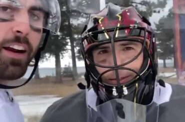 Le conseil de Marc-André Fleury pour #NHLOutdoors samedi?  Amusez-vous.  (@vega ...