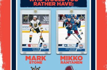 Qui préférez-vous: Mark Stone ou Mikko Rantanen?  @UpperDeckSports #NHLOu ...