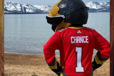 On dirait que @chancenhl et Bernie sont prêts pour #NHLOutdoors!  @vegasgoldenknigh ...