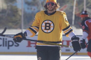 Il y a du swag, puis il y a @davidpastrnak.  #NHLOutdoors: @nhlonnbcsports: @sp ...