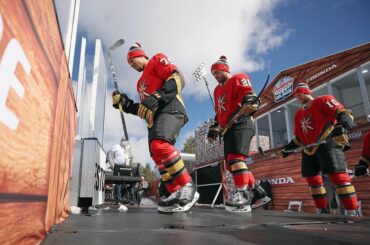 Il est temps pour certains @bridgestonetires #NHLOutdoors Hockey samedi!  Le @vegasgol ...