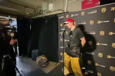 Marc-André Fleury a arrêté les 34 tirs hier soir, à l'exception de celui de Nick Holden.  (...