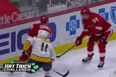 Une.  Deux.  TROIS.  Quelle nuit alors que Sam Gagner collectionne le tour du chapeau ...