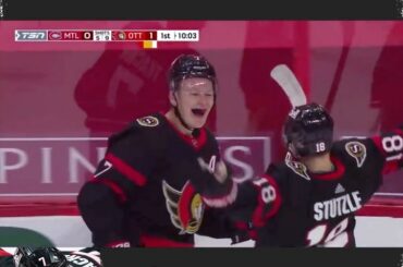 1) @ bradytkachuk's PP goal 2) @ richpanik's force to the net 3) @ tofff73's s ...