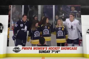 Le @pwhpa prend la glace dimanche à New York dans le cadre du Dream Gap Tour ...