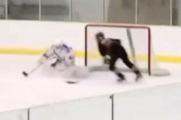 Objectif ou pas d'objectif?  Soyez le juge #NHLFanSkills (@emmett_hartmann) ...