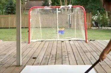 Étagère supérieure d'Abbey!  #NHLFanSkills (@ abbey.hockey17) ...